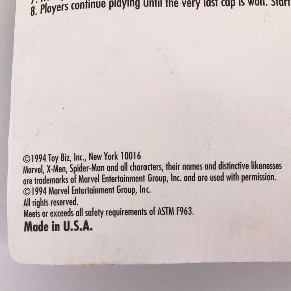 Marvel Comics Action Hour pogs Battle Set 1994 New in Sealed Package vintage - Picture 5 of 5